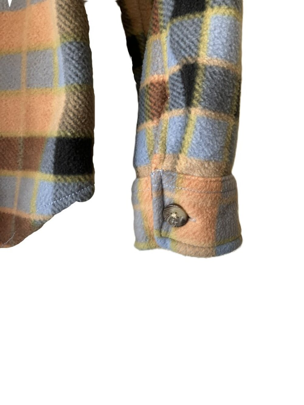Billabong Adventure Division Fleece Flannel Shacket Women's Medium Plaid - Picture 5 of 11